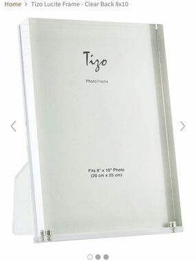 Tizo Design Clear Lucite Picture Frame - Transparent